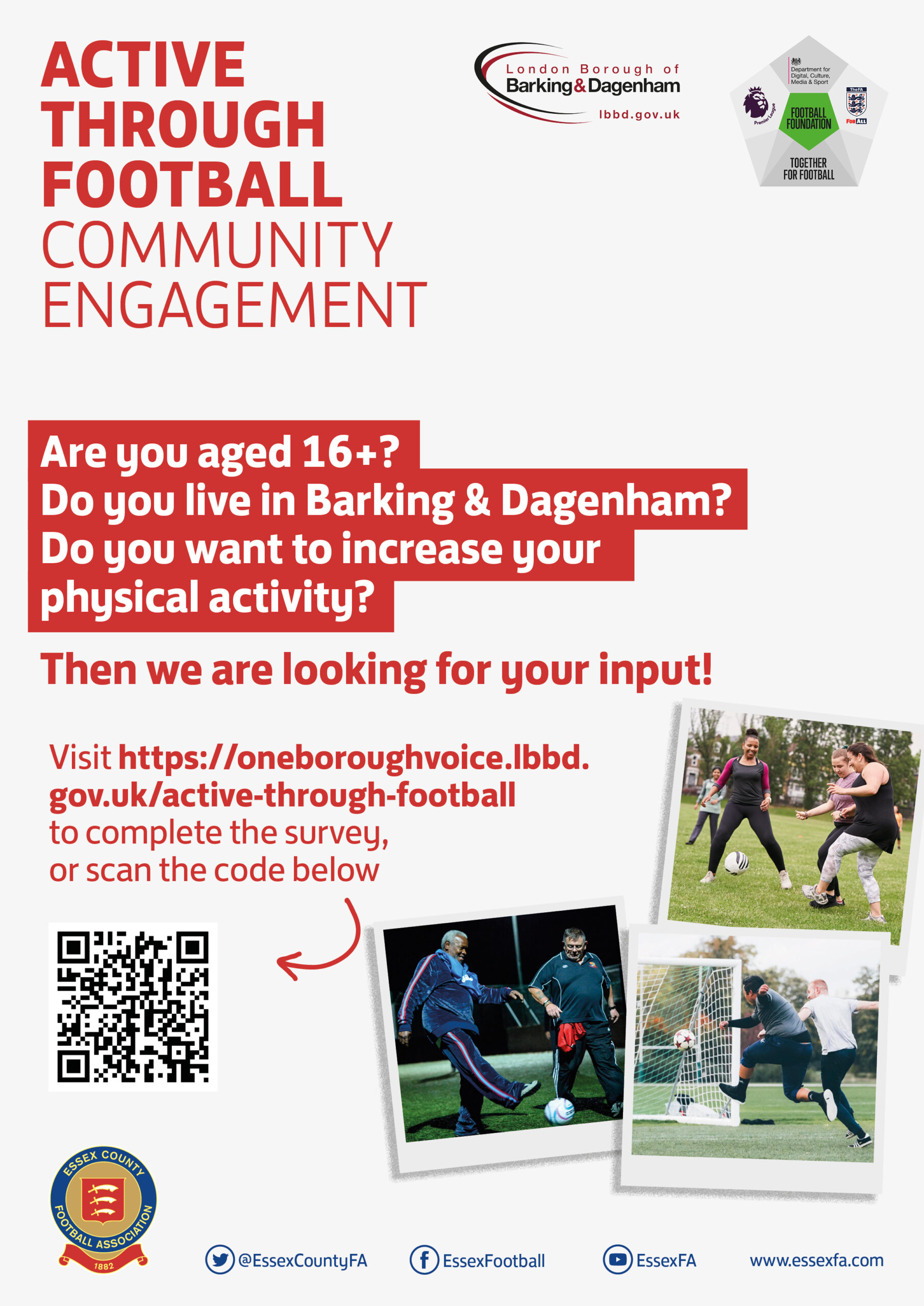 TWCP support Barking and Dagenham “Active Through Football” bid